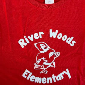 River Woods T-Shirt style #2 (Red: Youth S) item