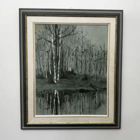 #20 Birch reflection by J. Muise item