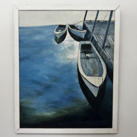 #24 Halifax by Greg Dean Stewart white frame item