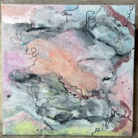 "Emotional Landscapes” – A Pair of Abstract Paintings item