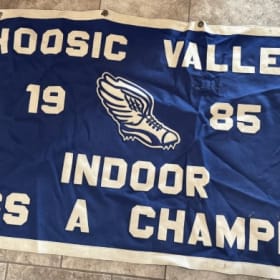 1985 - Sectional Indoor Boys Track and Field Banner item