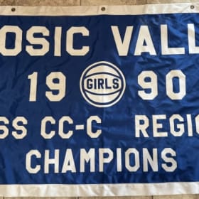 1990 - Regional Girls Basketball Banner item