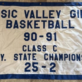 1990-91 - State Champion Girls Basketball Banner item
