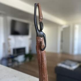 Uplifted Strength - Abstract Wooden Figure item