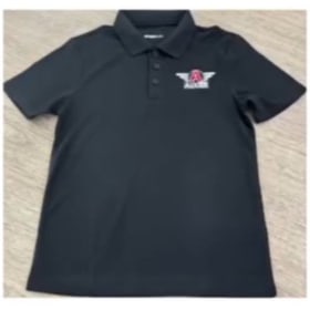 Youth Auxier Black Uniform Polo item