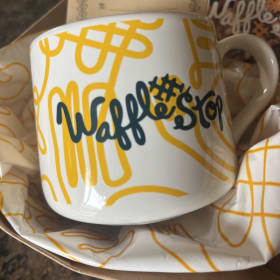 $100 Waffle Stop Gift Card and Coffee Cup item