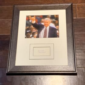 Dean Smith University of North Carolina Tar Heels Autograph item