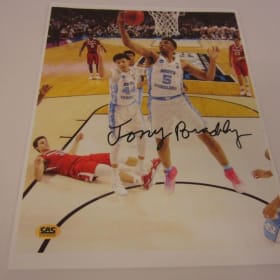 Tony Bradley University of NC Tar Heels Autograph item