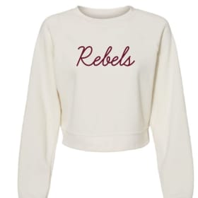 Cropped Pullover white "Rebels" item