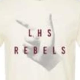 T-shirt cream "LHS" item