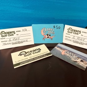 Golf and a bite to eat item