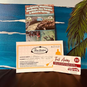 2 person Dolphin tour and $10 off at Outback Steakhouse #1 item