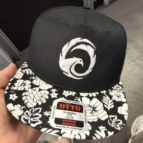 Baseball Hat Flower Print - Embroidered Full Logo item