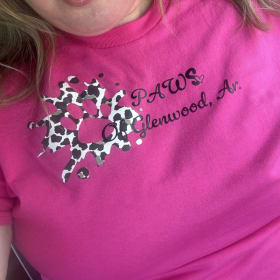 Cheetah Print Prink Paws Shirt item