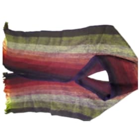 Multicolored Woven Winter Scarf item