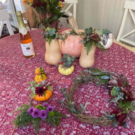 All Natural Wreath Making Class for 4 with Tiffany item