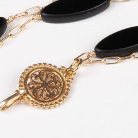 Black & Gold Necklace by J.Win Jewelry item