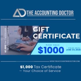 💼 $1,000 Tax Services Certificate item