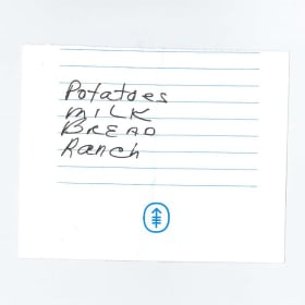 Potatoes, Milk, Bread, Ranch, 30″ × 24″ item