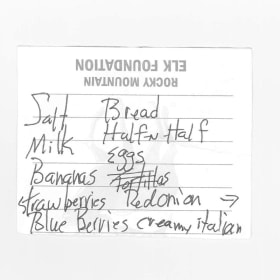 Salt, Bread, Milk, 30″ × 24″ item