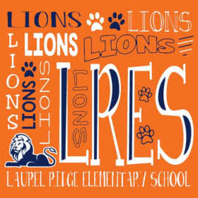 Lions Lions Lions Print (Pink/Orange) (Youth Only) item