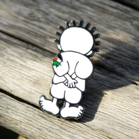 Palestinian Heritage Pin – Handala Design - See description item