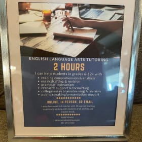 English Language Tutoring item