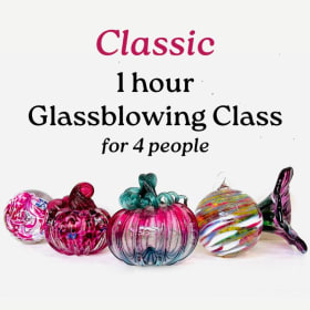 Luke Adams Glassblowing Studio 1-Hour Class for 4 item