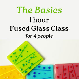 Luke Adams Glassblowing Studio 1-Hour Fused Glass Class (4) item