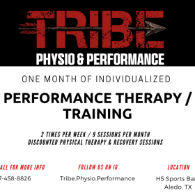 Tribe Physio & Performance donated by: Derrek Nye item