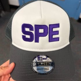 Purple and Black Hat item