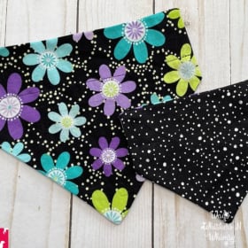 Photo of BUY IT NOW: Black Floral Bandana