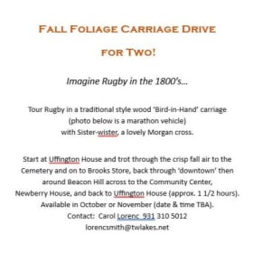Fall Foliage Carriage Ride item