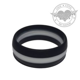 Silicon Stiped Rings (two tone) item