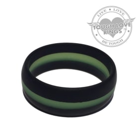 Silicon Stiped Rings (two tone) item