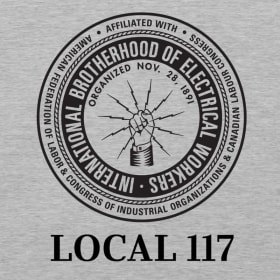 KIN / IBEW 117 fundraiser t shirt item