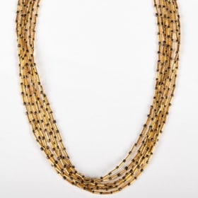 Liquid Gold Multi Strand Necklace item