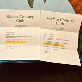Riviera County Club item