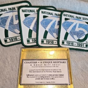 COLLECTOR'S ITEM - NPS 75th Anniversary Coasters item