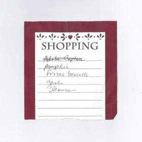 Pumpkin, Frozen Brocolli, 16″ × 16″ item