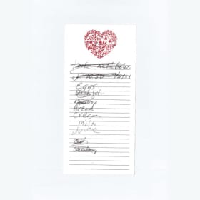 Eggs, Bread, Cream, Milk, 12″ × 18″ item