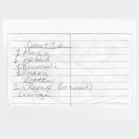 Costco,  30″ × 20″ item