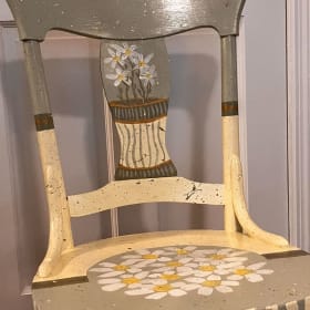 Custom Painted Chair by Raul Ascunce item