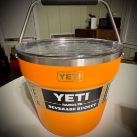 YETI Ice Cooler + 4 RAMBLER Stackable Cups item