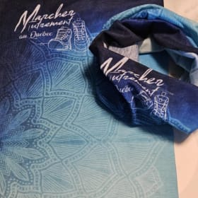 Cache-cou POLYESTER léger BLEU mandala item