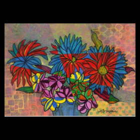 66-Fractured Bouquet by Lois H Bronstein item