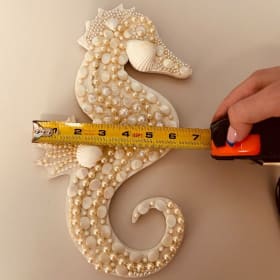 Seashell Seahorse Art item