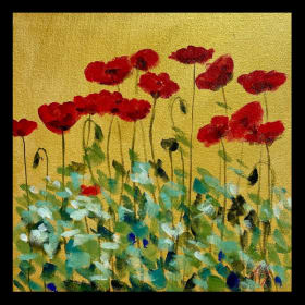 118-Creekside Poppies by Thomas Stevens item