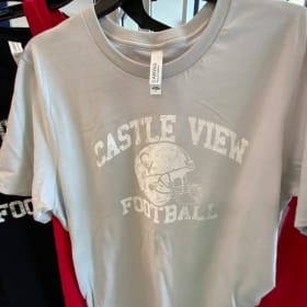 L gray vintage helmet T item