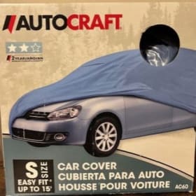 AutoCraft Small Car Cover – Fits Cars Up to 15' item